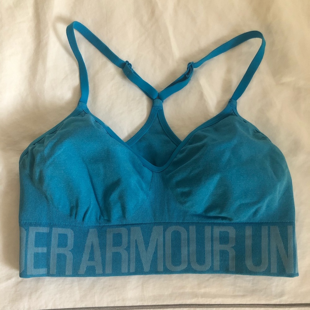 EUC Under armor sports bra size large